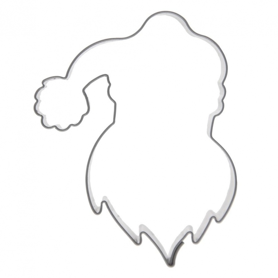 Wykrawacz do ciastek stalowy mikołaj 7 cm