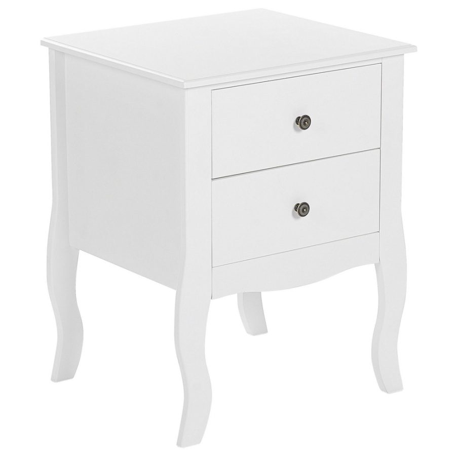 Szafka nocna 2 szuflady lane biały