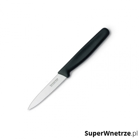 Nóż ząbkowany 18cm Victorinox czarny