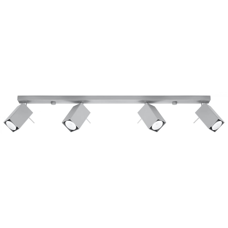 Plafon MERIDA 4L Szary