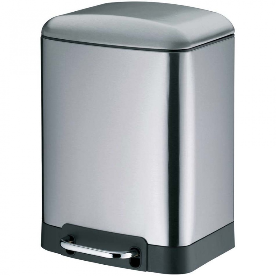 Kuchenny kosz 6L otwierany pedałem Kela srebrny