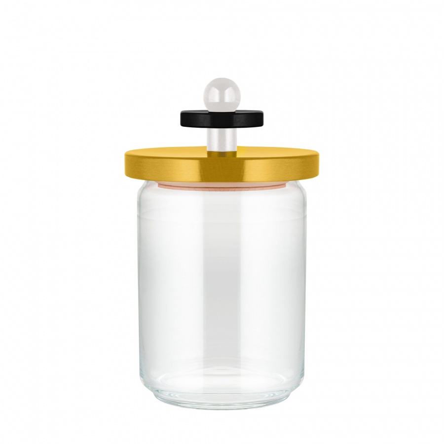 Szklany słoik 1 l- żółty