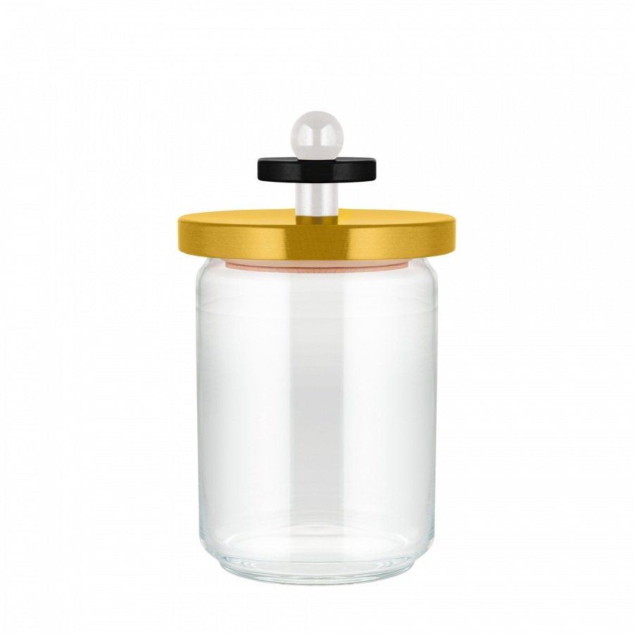 Szklany słoik 1 l- żółty