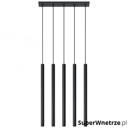 Lampa Wisząca PASTELO 5 Czarna