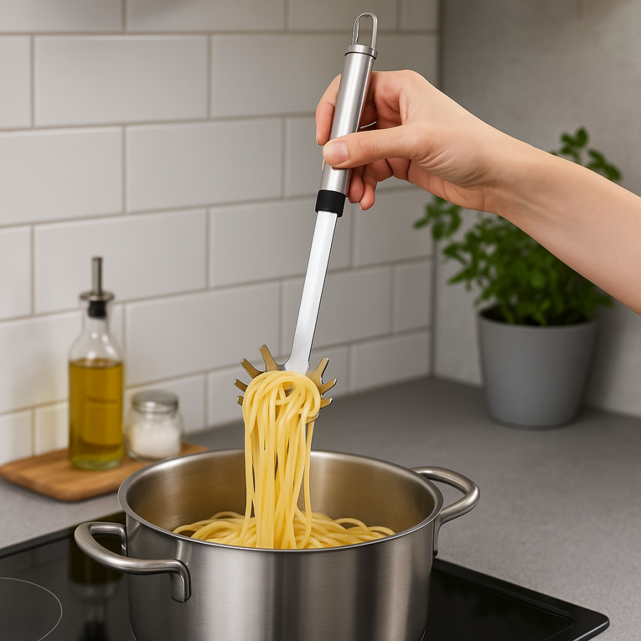 Łyżka do spaghetti 35,5cm Brabantia Profile srebrna