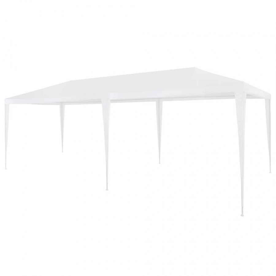 Namiot imprezowy, 3 x 6 m, PE, biały