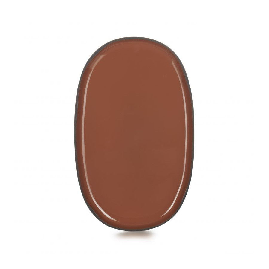 CARACTERE półmisek 35x21 cm Cynamon