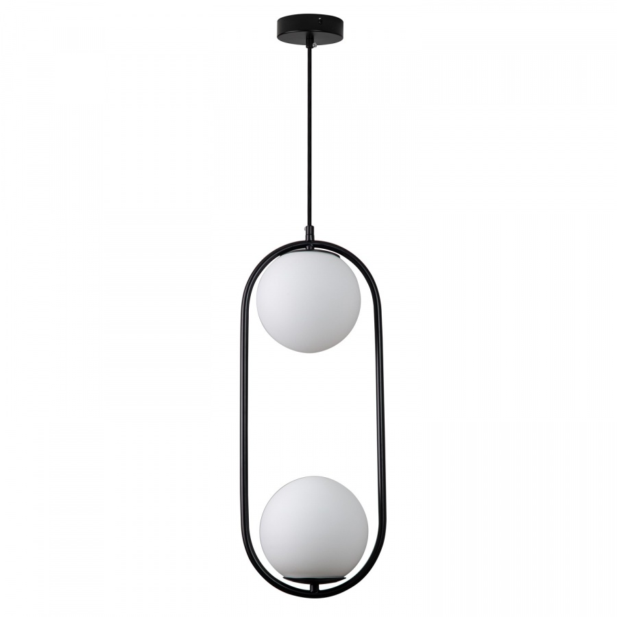 Lampa wisząca costa duo czarna 50 cm