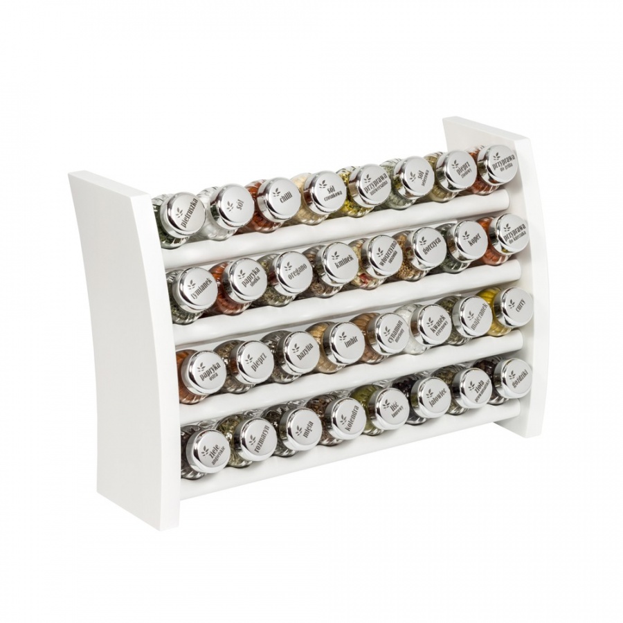 Półka z przyprawami Flipper 32 8K P4 biała połysk 29659