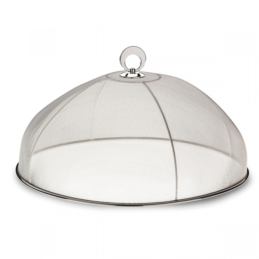 Metalowa pokrywka 30 cm Kela srebrna