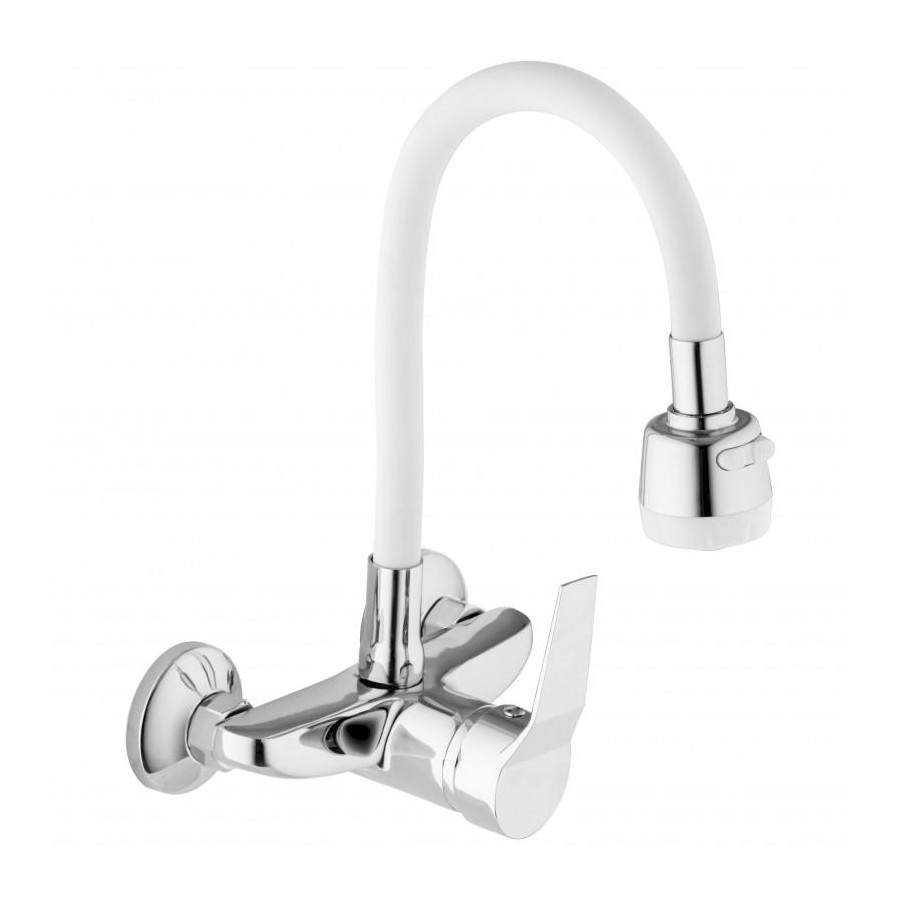 Bateria kuchenna ścienna elastyczna wylewka kran - yoka