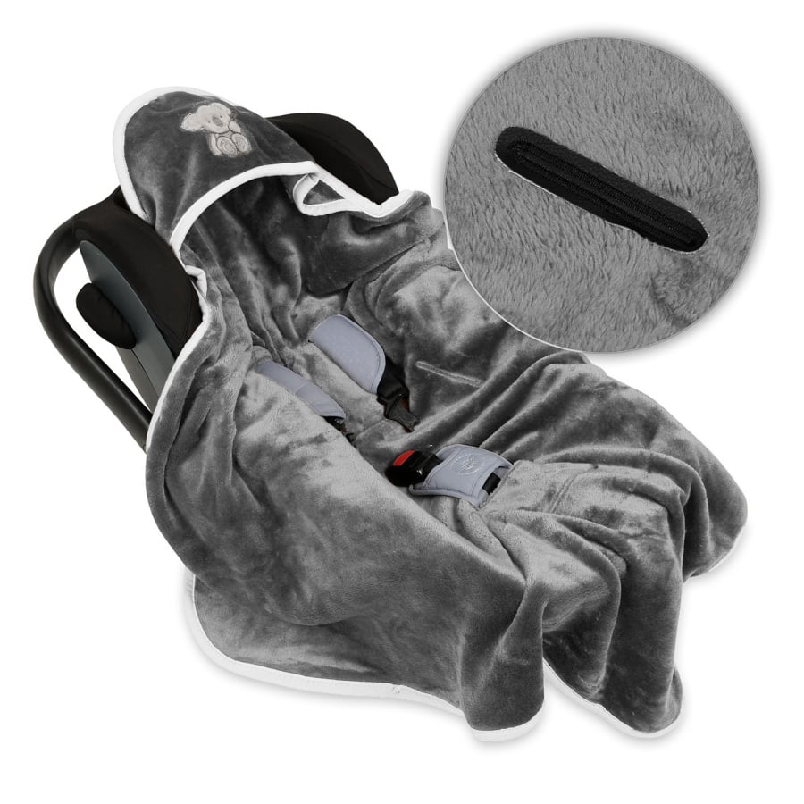 Kocyk z mikrofazy z kapturkiem KOALA 95x95