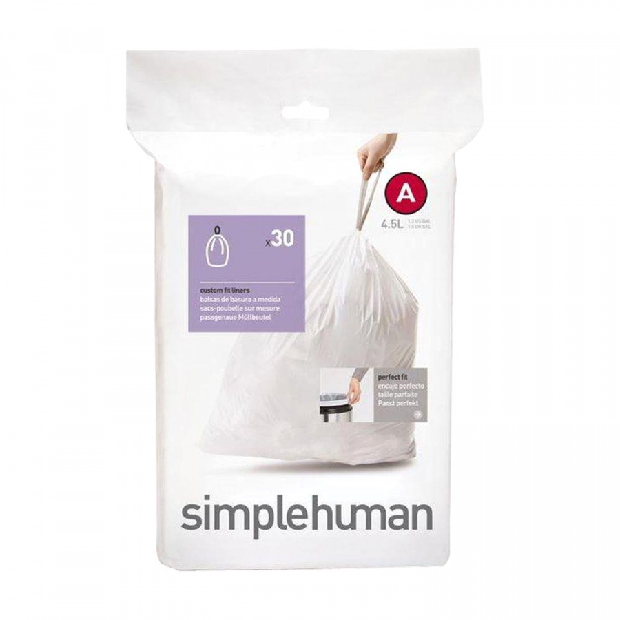 Worki na śmieci 30 szt. rozm. A 4,5 l Simple Human