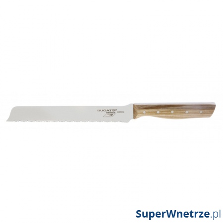 Nóż do chleba 20 cm Casa Bugatti TRATTORIA jasny