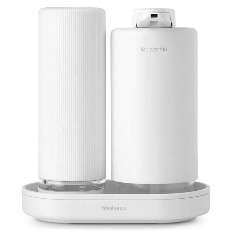 Brabantia 227967 - sinkstyle - zestaw dozowników - 2x 0,2l - mineral fresh white
