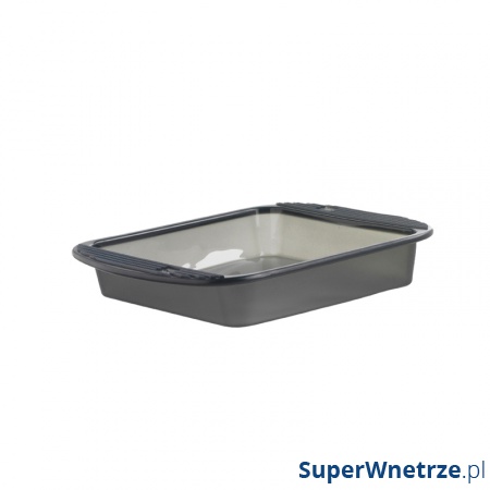 Silikonowa forma do ciasta Mastrad kwadratowa grafitowa