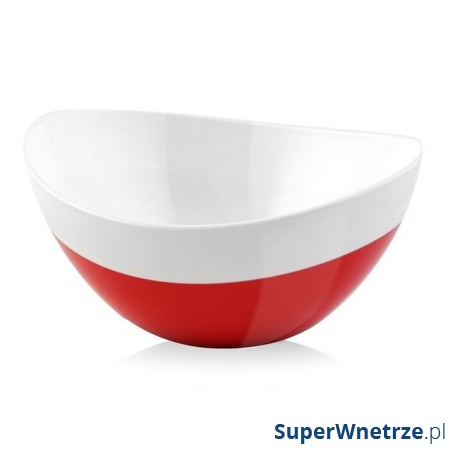 Miska owalna 28 cm Vialli Design Livio Duo czerwona