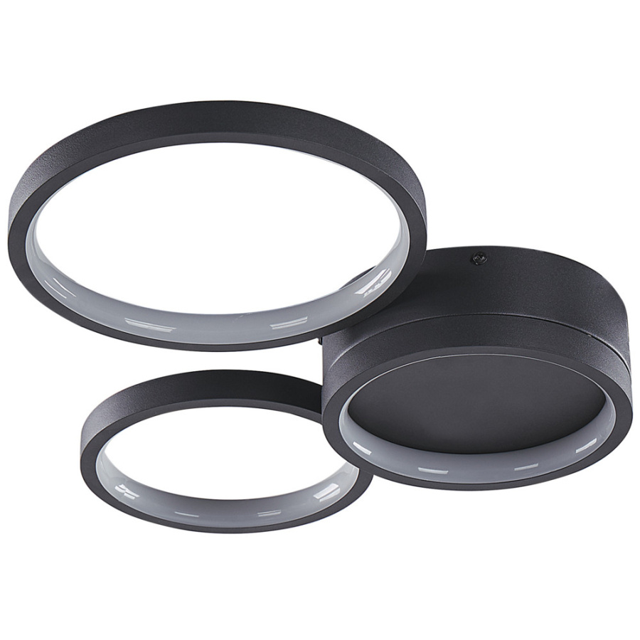 Lampa sufitowa led agnat metal czarny