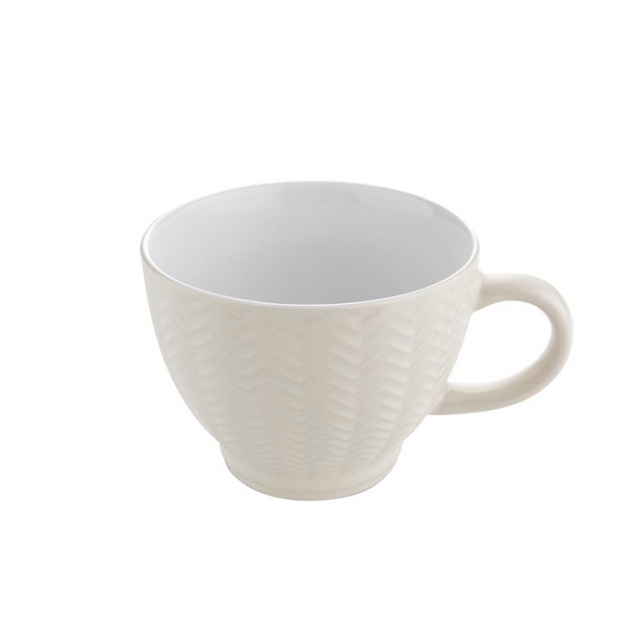 FILIŻANKA JUMBO BASIMA 470ML KREMOWA