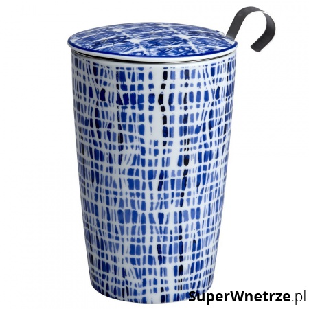 Kubek z zaparzaczką do herbaty 350ml Eigenart Smugi indigo