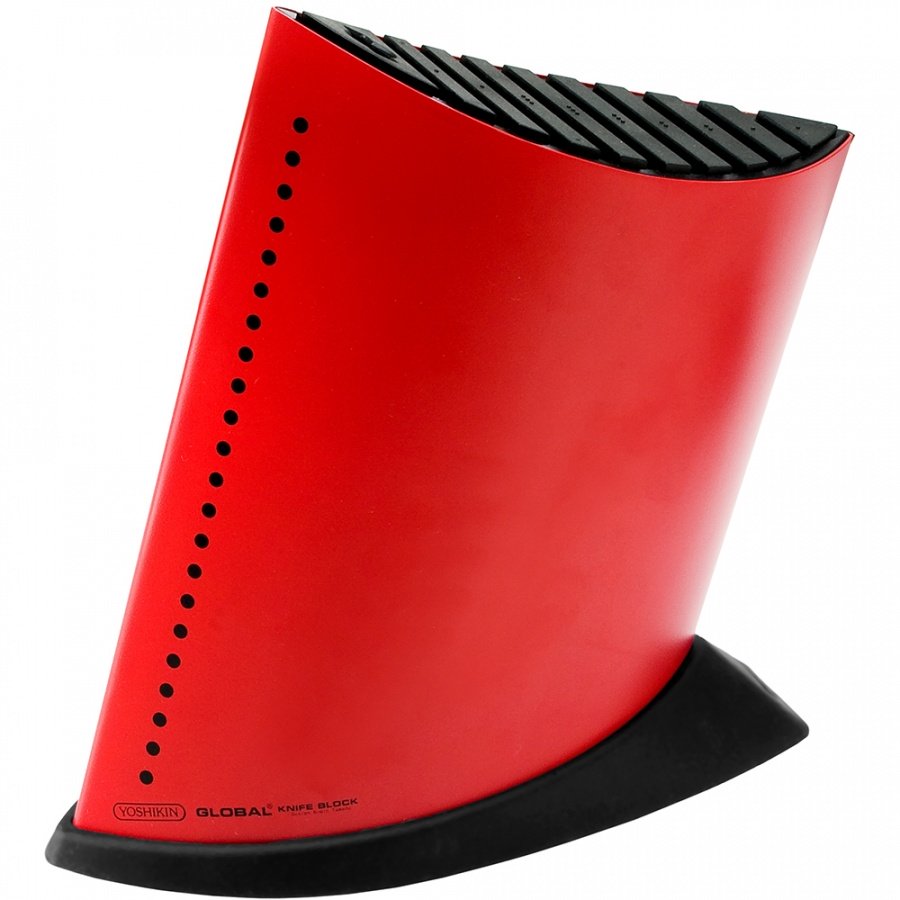 Blok na 9 noży w kształcie żaglowca – czerwony Global