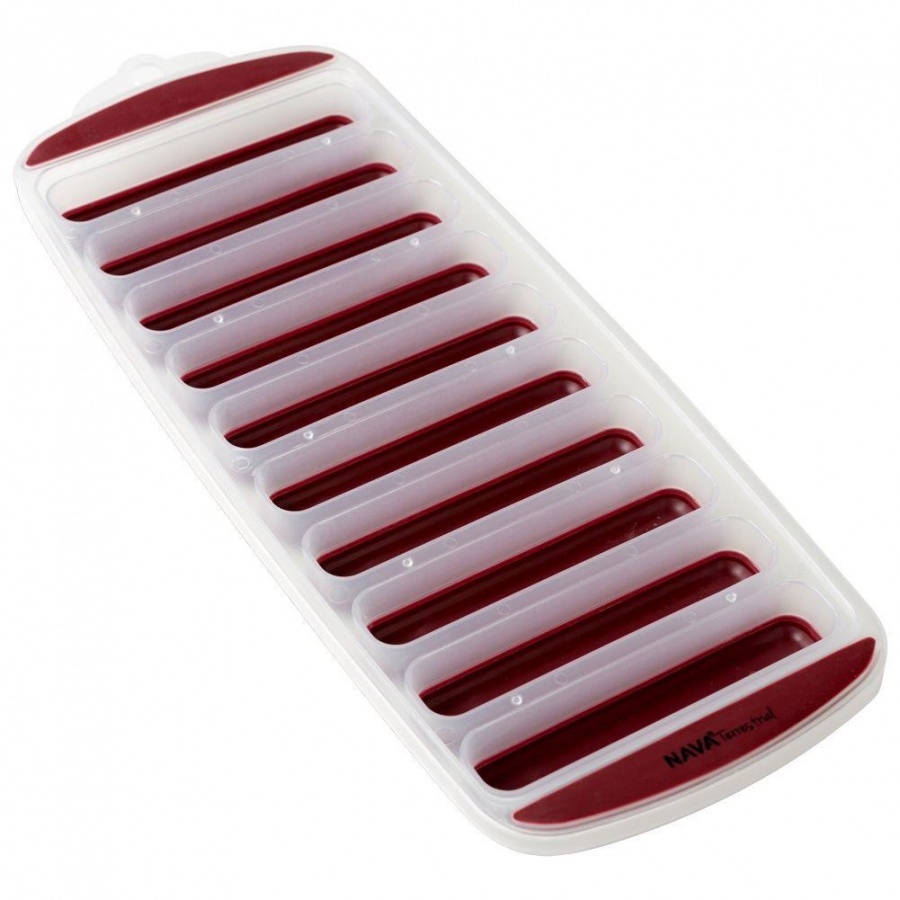 Foremka, forma do 10 kostek lodu z silikonowym dnem, łatwe wyciąganie