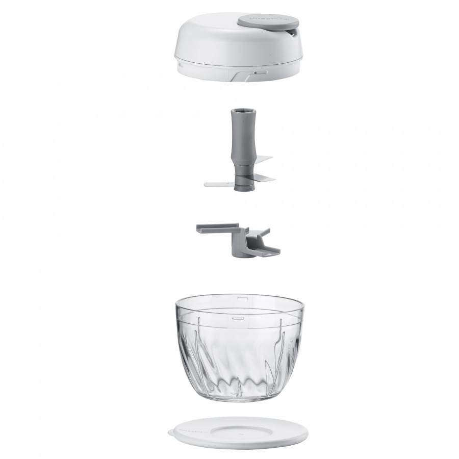 Ręczny rozdrabniacz do warzyw, biały