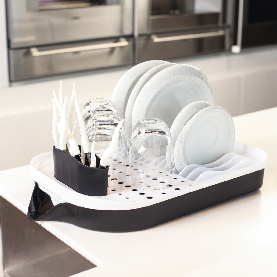 Ociekacz na naczynia Livio biały 24038