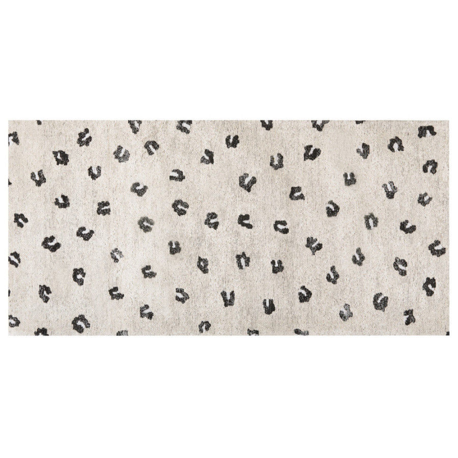 Dywan bawełniany 80 x 150 cm beżowy afis