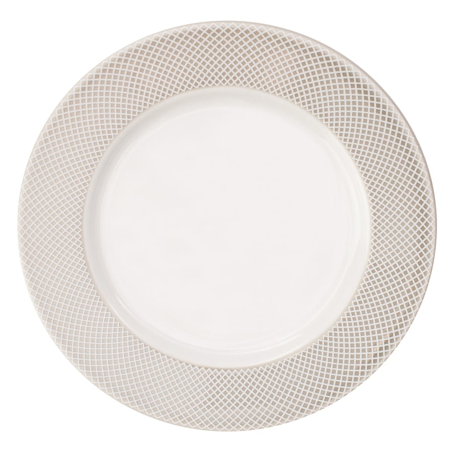 Norwich talerz płaski 16 cm beżowy rant