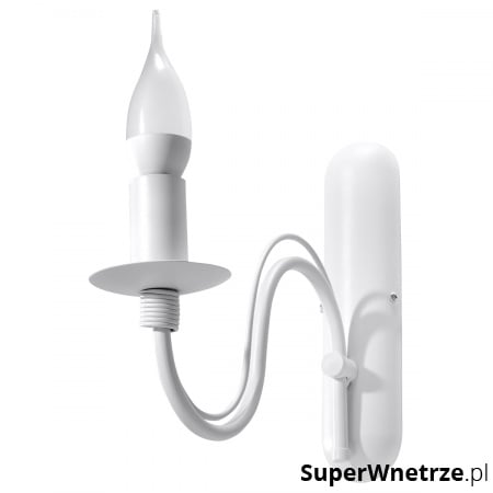 Kinkiet 25x6x25cm Sollux Lighting Minerwa biały