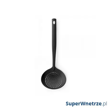 Łyżka cedzakowa szumówka Non Stick Black Nylon Brabantia czarna