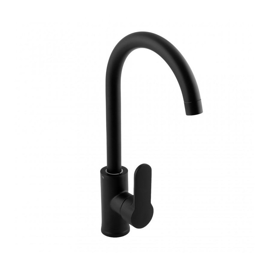 Bateria kuchenna stojąca, czarna obrotowa wylewka yoka home