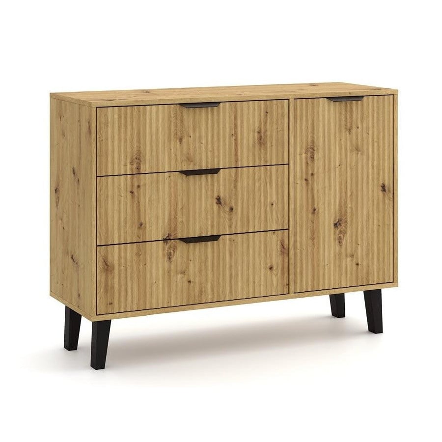 Komoda Scandi 1D3S SLIM DĄB ARTISAN