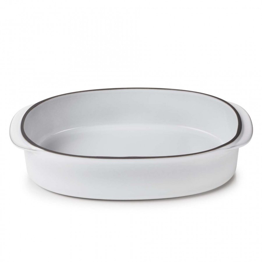 Caractere naczynie/ brytfanna wym 26x18,5 cm, biał