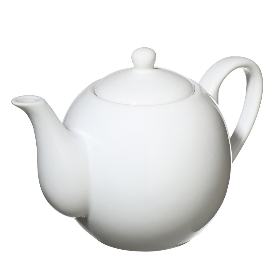 Dzbanek, porcelana, 1,5 l, śred. 15 x 16 cm, biały