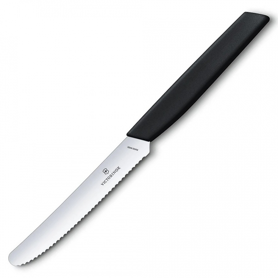 Victorinox - swiss modern - nóż do warzyw i owoców - 11 cm - czarny