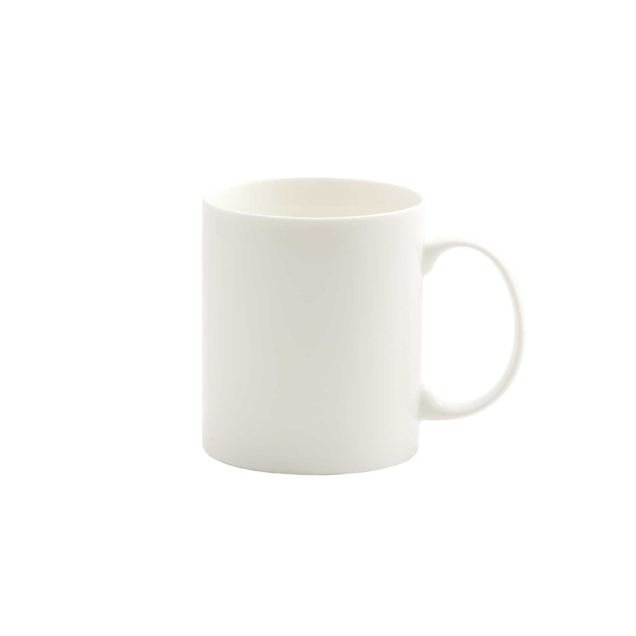 Zestaw 6 kubków z uchwytem corte - biały, 350 ml