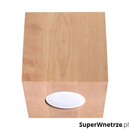 Lampa natynkowa QUAD Naturalne Drewno