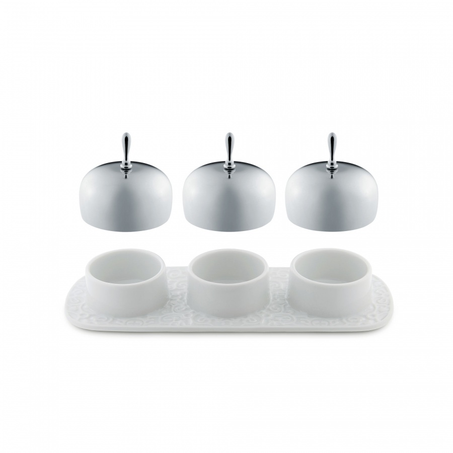 Potrójny pojemnik na dżem Alessi Dressed