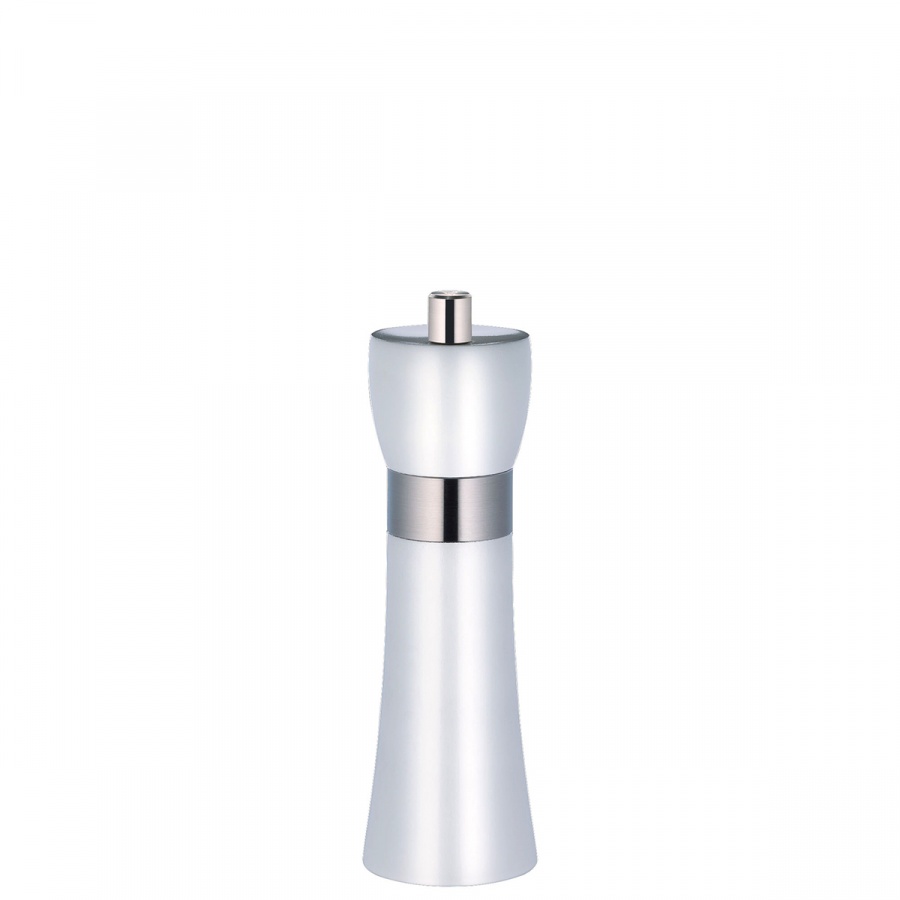 młynek do soli, śred. 5,8x18 cm, biały