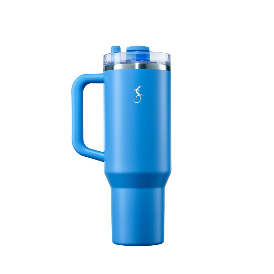 Kubek termiczny, stal nierdzewna, 1,2 l, niebieski