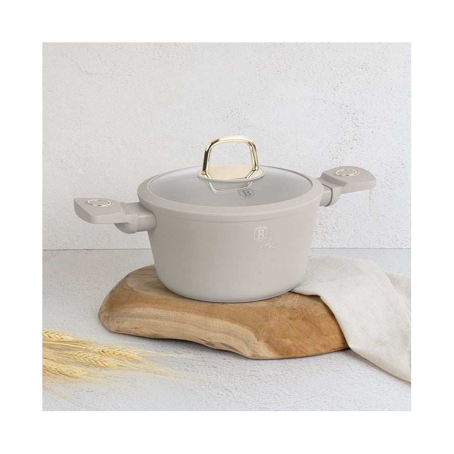 Garnek z pokrywką 24cm BerlingerHaus Sahara BH-8071