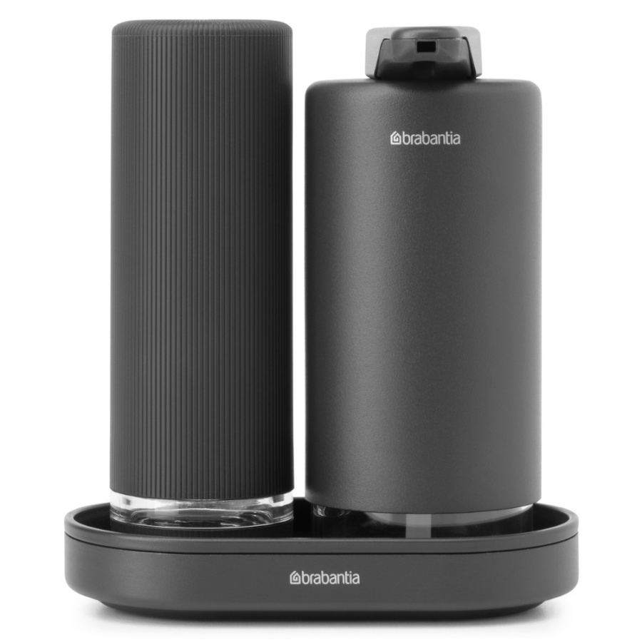 Brabantia 227943 - sinkstyle - zestaw dozowników - 2x 0,2l - mineral infinite grey