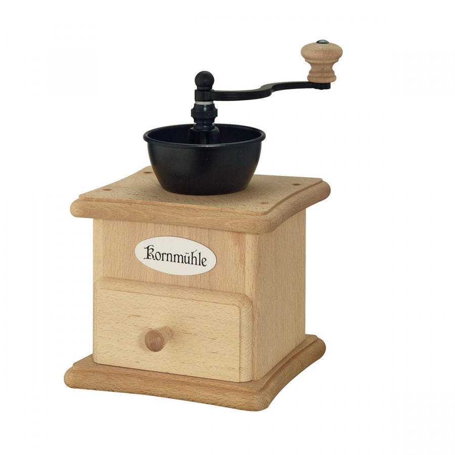 młynek do zboża, 16,5x13x23 cm, naturalny