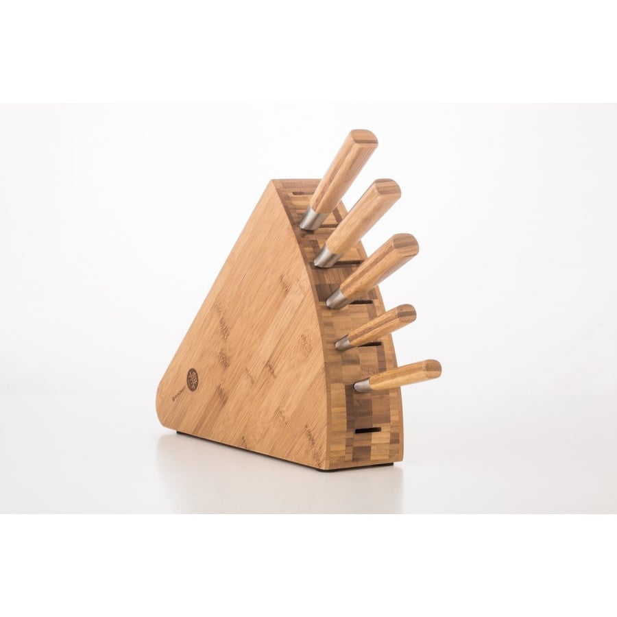 Zestaw noży Suncraft MU Bamboo z blokiem: [MU-SET]