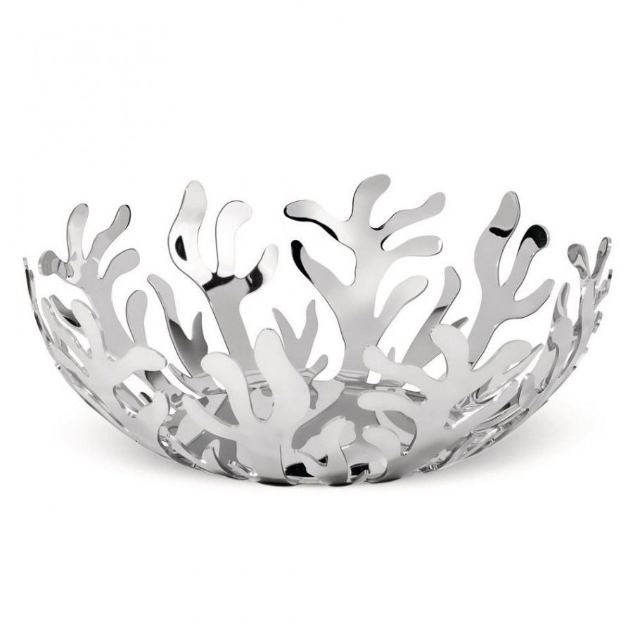 Kosz na owoce 21 cm Alessi Mediterraneo polerowany
