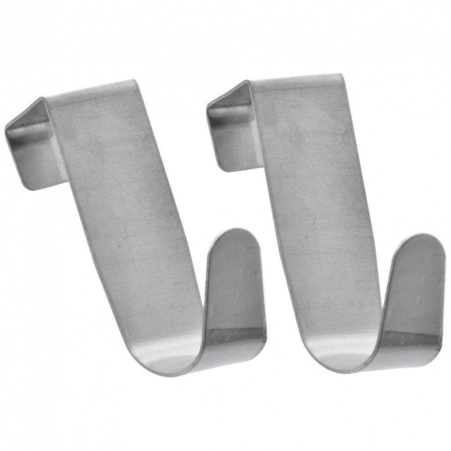 Haczyk, wieszak na drzwi, ręczniki, stalowy, zestaw, komplet, 2 sztuki