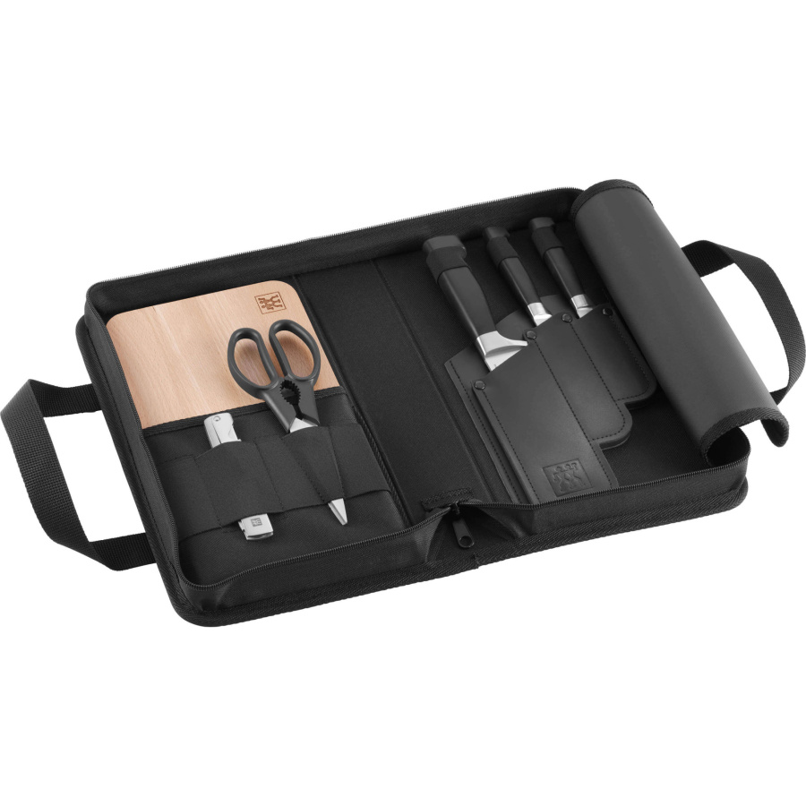 Zwilling four star zestaw 3 noży w torbie podróżnej