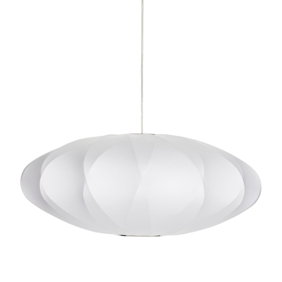 Lampa wisząca silk x-shape biała 60 cm